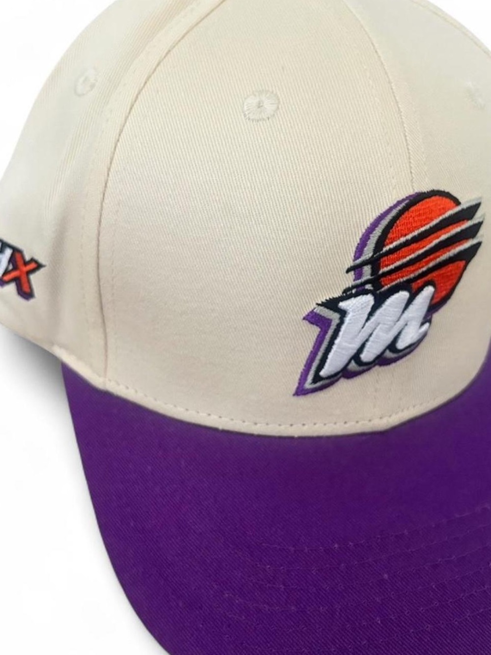 Melonwear WMBA Phoenix MercuryCream and Purple Strapback Hat unisex